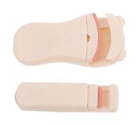 STOBAZA 2 pièces Recourbe-cils Portable Plastique Pince Large Angle Léger et Maniable avec Coussinets de Rechange Outil Maquillage pour Filles Déplacement