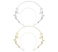 STOBAZA 2 pièces Serre-tête Couronne Délicate Antique Accessoire Coiffure Stylé et Léger pour Femme Fabrication Soignée et Design Confortable