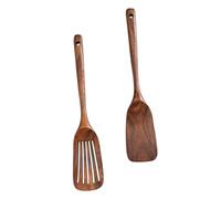 STOBAZA 2 pièces Spatules de Cuisine Set Pratique Sans Odeur Résistantes Chaleur Suspension Ustensiles pour Cuisson Antiadhésive