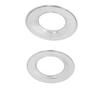 STOBAZA 2 Pièces Steamer Plate Stainless Steel Round Steaming Rack Adapter For Dumplings Seafood Vegetables Stackable Kitchen Steamer Accessory With Uniform Heat Distribution