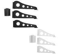 STOBAZA 2 Pièces Support de Sapin de Noël Socle Robuste pour Arbres Artificiels Base Stable Noire et Blanche Support Compatible Petits et Grands Sapins