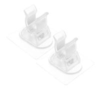 STOBAZA 2 pièces Support Mural pour Vadrouille Porte Balai Auto Adhésif Organisateur Pratique pour Cuisine Atelier Balcon et Salle de Bain