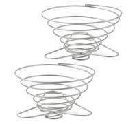 STOBAZA 2 pièces Support Pliant Acier Inoxydable pour Filtre à Café Portable Rack Polyvalent Anti-chaleur pour Infusion Manuelle Facile à Nettoyer et Résistant Aux Taches Adapté à Tous