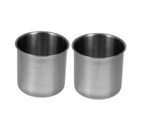 STOBAZA 2 pièces Tasses à Mesurer Acier Inoxydable pour Riz et Ingrédients Secs Lot de Compatibles Cuiseur à Riz Précises et Faciles à Nettoyer