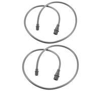 STOBAZA 2 Pièces Tube D'extension en Pvc pour Ventouses, Tuyau de Remplacement Compatible Plupart des Ensembles de Pompe, pour Cupping à Domicile et Soins du Dos