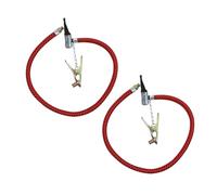 STOBAZA 2 pièces Tuyau de Pompe Vélo Flexible Rallonge pour Gonflage Pneus Vélo Route et VTT Raccord Étanche avec Embout à Accessoire Pratique