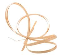 STOBAZA 2 Rouleaux de Bandes à Tisser en Bambou Naturel Jaune 1 CM de Large X 05 MM d'Épaisseur Longueur 4 M Fourniture pour Vannerie et Loisirs Créatifs Matériau Solide pour