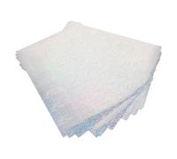 STOBAZA 20 Feuilles Feuilles de Vinyle Holographique Argentées A4 pour | Adhésif Imprimable, Feuilles, Découpe Facile, Décoration DIY pour Livres et Bannières