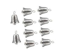 STOBAZA 20 pièces Lot de Pendentifs Cloche Alliage Vintage pour Décoration DIY Bijoux Accessoires Créatifs pour Bracelets Colliers et Ornements Suspendus