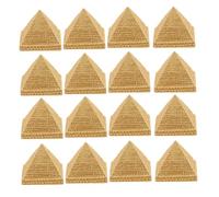 STOBAZA 20 Pièces Mini Pyramide Égyptienne Miniature Modèle Ancien Figurines de Monuments Historiques Décoration de Bureau et Maison