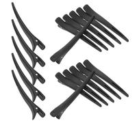 STOBAZA 20 pièces Pince Cheveux Bec de Canard Clips de Sectionnement Sans Marque pour Coiffure Coupe et Coloration Accessoires Salon pour Cheveux Fins et Blowout