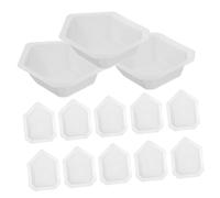 STOBAZA 20 pièces Plateaux de Pesée Réutilisables Laboratoire pour Poudre et Liquide Bateaux de Pesée Stables avec Graduation Précise Pratiques pour Cuisine et Laboratoire