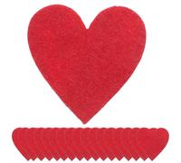STOBAZA 200 Cœurs en Feutrine Rouge 2,9 Cm pour Diy, Décorations Saint-valentin, Confettis Cœur, Accessoires pour Cheveux, Fournitures Bouquet et Décoration Intérieure, Lot de 200 Pièces