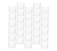 STOBAZA 200 pièces Lot Tasses à Mesurer Graduées Transparentes pour Époxy Gobelets Plastiques Légers et Résistants pour Mélange Précis Réutilisable