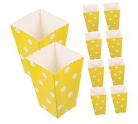 STOBAZA 24 pièces Boîtes Popcorn Papier à Pois Conteneurs Snacks Fête et Résistants pour Anniversaires Cinéma Festivals