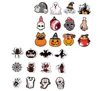 STOBAZA 24 Pièces Décorations Halloween Suspendues Motif Chauve Souris pour Fête et Ornements Suspendus pour Ambiance Festive Intérieure et Extérieure