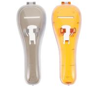 STOBAZA 2pièces Boîte de Rangement pour Rasoir Étui de Protection Portable Support pour Rasoir Manuel Lot