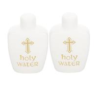 STOBAZA 2pièces Bouteilles Plastique pour Eau Bénite Flacons Religieux Vintage pour Rituels Parfaits pour Baptêmes Et Spirituel