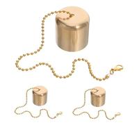 STOBAZA 3 Pièces Brass Oil Lamp Snuffer Cap Metal Candle Put Out Tool For Wine Bottle Traditional Candles Extinguisher For Home Decor