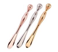 STOBAZA 3 pièces Eye Applicator Stick Set Metal Facial Mask Spoon Makeup Spatula For Eye Massage Reduces Puffiness Dark Circles Daily Skin Care