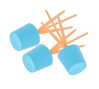 STOBAZA 3 Pièces Lampe Miniature pour Maison de Poupée Lampe de Bureau LED Décorative Bleue Accessoire Mobilier Miniature Réaliste pour