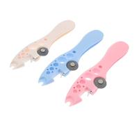 STOBAZA 3 pièces Ouvre-bouteille Ampoule Médicale avec Roue de Meulage Outil Multifonction Verre Antidérapant pour Hôpital et Usage Domestique Bleu Rose Blanc