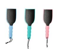 STOBAZA 3 pièces Pédicure Double Face pour Pied Râpe Ergonomique pour Enlever Callosités et Peau Morte Outil Exfoliant pour Soins Professionnels et Maison Facile à Laver Couleurs