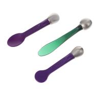 STOBAZA 3 pièces Set de Applicateurs Crème Yeux pour Massage Visage Cuillères Design Ergonomique pour Soin Contour des Yeux et Visage Outil Cosmétique Pratique et Hygiénique