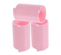 STOBAZA 3 pièces Support Rouleau Toile Peinture Strass Portable Organiseur Compact pour Accessoires Peinture Diamant Voyage et Atelier Créatif Maintien Toile à Plat Rose