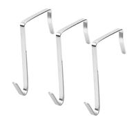 STOBAZA 30 pièces Lot de Crochets Suspendus S Robustes Métal Argenté Multifonction pour Vêtements Chapeaux Sacs Rangement Maison et Porte