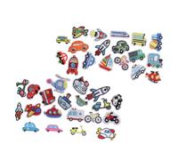 STOBAZA 38 pièces Patchs Brodés Voiture Cartoon Appliqués Décoratifs pour Vêtements Garçon Fille Kit DIY pour Réparation Taches et Customisation Textile