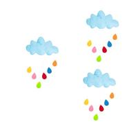 STOBAZA 3pièces Suspension Pluie Décoratif Pour Chambre Garçon Fille Pendentif Mural Adorable Et Accessoire De Décoration Intérieure