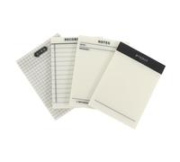 STOBAZA 4 pièces Bloc-notes Adhésifs Clairs Stickers Memo Imperméables Notes Autocollantes Réutilisables pour Bureau École et Maison Adhésives sans Traces par Bloc