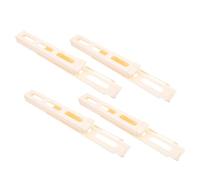 STOBAZA 4 pièces Boîte de Rangement Clips Domino pour Extension Train Domino Accessoires Interactifs pour Jouets Garçon Fille Mécanisme Ludique pour Créativité et Jeu Collaboratif