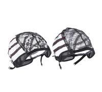 STOBAZA 4 pièces Bonnet Perruque Maille Élastique U-type Respirant et Extensible Accessoires Coiffure Professionnelle pour Maintien Naturel des Cheveux