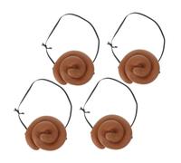 STOBAZA 4 Pièces Cache-œil de Cosplay Original en Plastique, Accessoire Polyvalent et Confortable pour Soirée Halloween et Mascarade, Design Amusant et Occultant la Lumière