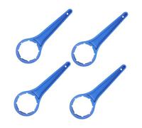 STOBAZA 4 Pièces Clé à Bouchon de Seau Outil Robuste pour Dévisser et Serrer Couvercles de Bidons Clé Pratique pour Fûts Huile Peinture et Eau