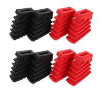 STOBAZA 4 Pièces Drum Rack Feet Accessories Plastic Drum Stand Leg Protectors Anti-slip Hardware For Percussion Cymbal Rack