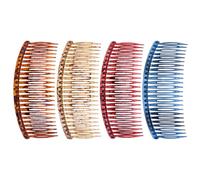 STOBAZA 4 pièces Peignes à Cheveux Résine Résistants Antidérapants pour Femmes Accessoires Coiffure Mariage DIY Bijoux Tête Couleurs Aléatoires Couleur Aléatoire Couleur Aléatoire