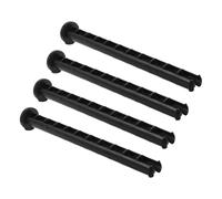 STOBAZA 4 Pièces Pins de Verrouillage pour Couvercle de Poubelle Plastique Remplacement de Goupilles de Charnière pour Bac à Ordures Extérieur Accessoires de Sécurité pour Couvercle de Bac