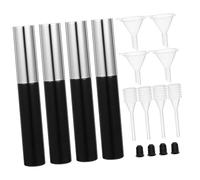 STOBAZA 4 pièces Set de Tubes Eyeliner Vides avec Mini Pipettes et Entonnoirs Flacons Compacts Légers sans Fuite pour Maquillage Voyage Femmes et Filles