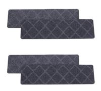 STOBAZA 4 Pièces Tapis Antidérapant pour Marches D'escalier en Polyester Réutilisable Bruit au Design Simple et Élégant pour Intérieur
