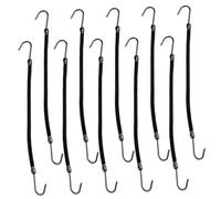 STOBAZA 40 pièces Crochets Elastiques pour Queue de Cheval Accessoires Chignons Clips et Bandes Noires pour Coiffures Naturelles Tresses et Demi-nœuds Sans Tiraillement