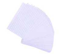 STOBAZA 400 Fiches de Notes Lignées Blanches en Papier, Format 12,5x7,6cm, Design Classique Simple, Réutilisables pour Présentations et Préparation de Discours