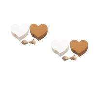 STOBAZA 400 Pièces Étiquettes Cœur en Papier pour Scrapbooking et