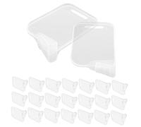STOBAZA 40pièces Séparateur De Réfrigérateur Pratique Plastique Transparent Séparateur Amovible Pour Congélateur Organisateur De Compartiment Latéral Pour Boissons Lait Épices