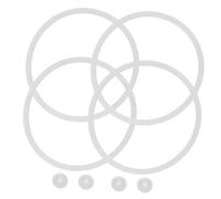 STOBAZA 4ensembles Joint De Couvercle Silicone Joints Étanchéité De Remplacement Pour Boîtes à Lunch Pour Boîtes De Rangement