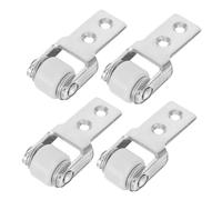 STOBAZA 4pièces Roulettes De Guidage Nylon Pour Meuble Galet Pour Porte Coulissante Roue De Guidage Pour Panneau Latéral Pack De Galets Pour Table à Manger