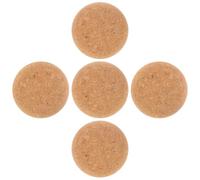 STOBAZA 5 Pièces Bouchons Effilés Ronds Bouchon De Bouteille En Liège Couvercle En Liège En Vrac Beige