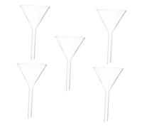 STOBAZA 5 pièces Entonnoir Verre Triangle Lot de Laboratoire Chimie Analytique Outil Réutilisable et pour et Solides Filtre Entonnoir Professionnel